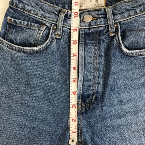 We The Free High Waisted Button Fly Stella Skinny Jeans  Size 25 - Picture 12 of 14